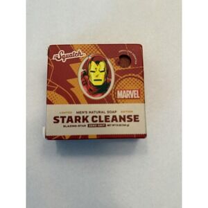 Dr. Squatch Marvel Iron Man Stark Cleanse Men's‎ Soap Bar 5 oz Limited Edition